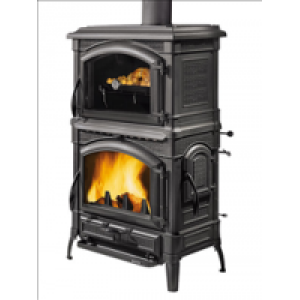STUFA A LEGNA NORDICA ISOTTA CON FORNO