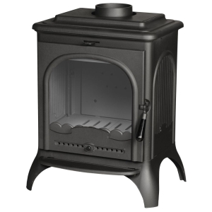 Nordica Candy Stufa A Legna In Ghisa – 7.2 KW, Riscaldamento Fino A 206 M³, Vetro Ceramico 750°C