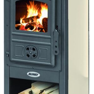 Stufa a legna in acciaio Zar/Modena avorio 4 STELLE