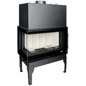 Monoblocco inserto camino UNIFLAM 860 EVO VETRO A SINISTRA