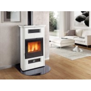 STUFA A LEGNA NORDICA WANDA CLASSIC CANALIZZATA BIANCO INFINITY